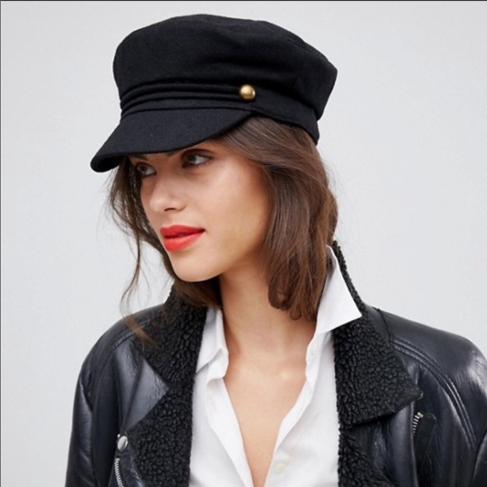 ASOS Wool Baker Boy Trendy Hat